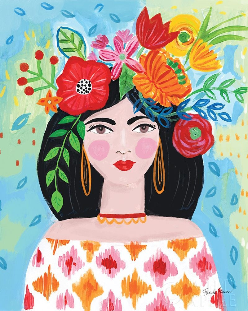 Boho Girl II Poster Print by Farida Zaman-VARPDX62702 Image 1