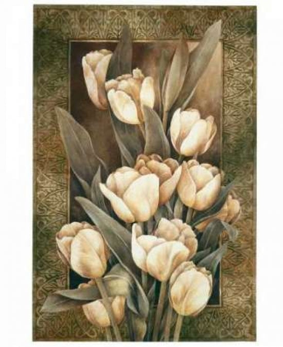 Golden Tulips Poster Print by Linda Thompson-VARPDX6290 Image 2