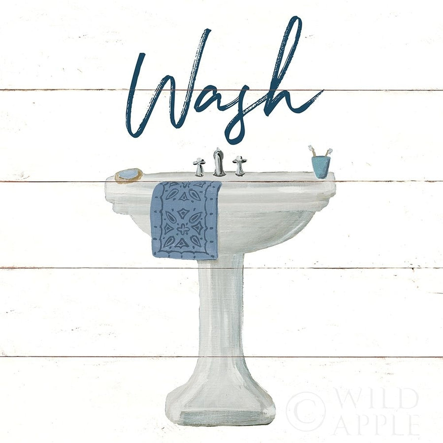 Cottage Bath I Poster Print by Wild Apple Portfolio Wild Apple Portfolio-VARPDX62971 Image 1