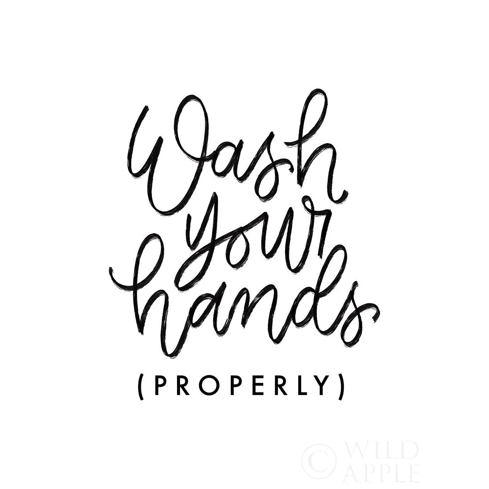 Wash Your Hands III Poster Print by Becky Thorns-VARPDX63048 Image 1