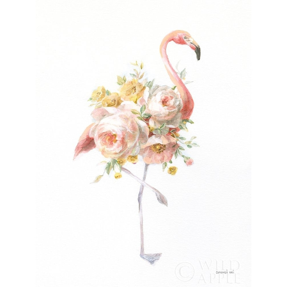 Floral Flamingo I Poster Print by Danhui Nai-VARPDX63249 Image 1