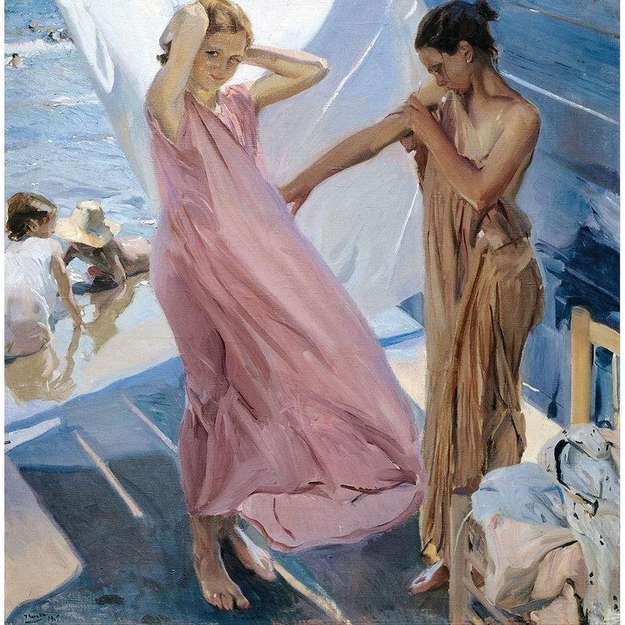 After Bathing-Valencia by Joaquin Sorolla-VARPDX63341 Image 1