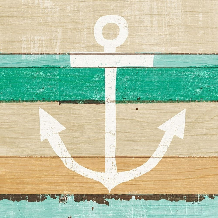 Beachscape III Anchor Green Poster Print by Michael Mullan-VARPDX63519 Image 1