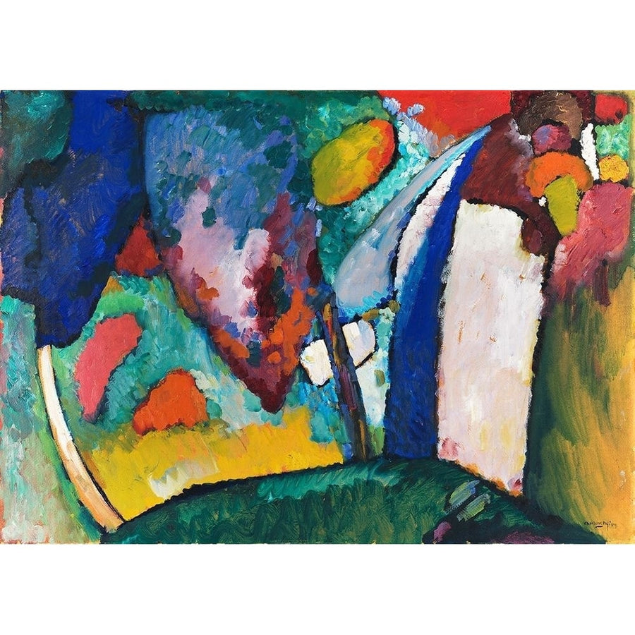 The Waterfall 1909 by Wassily Kandinsky-VARPDX63588 Image 1