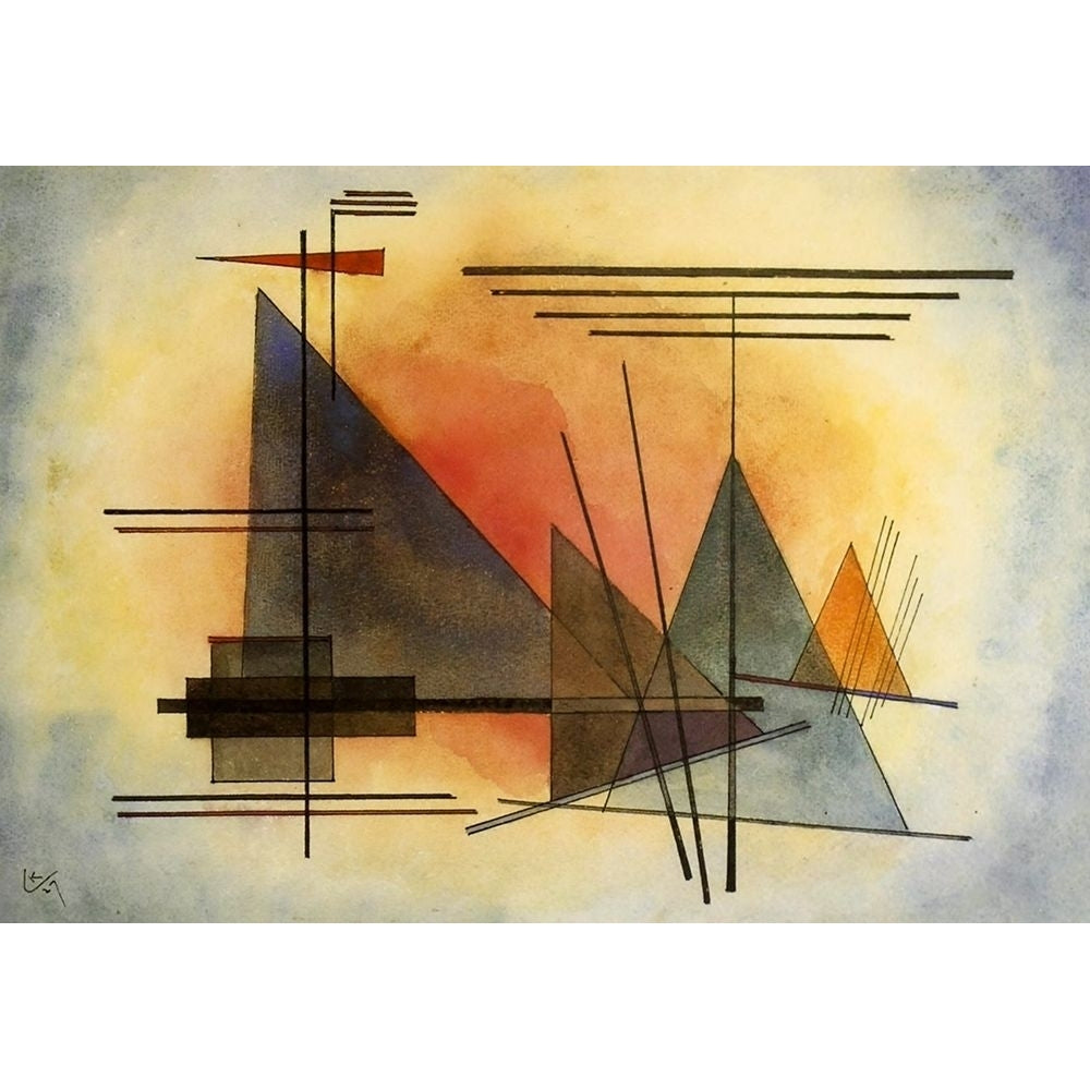 Heating up 1927 by Wassily Kandinsky-VARPDX63645 Image 1