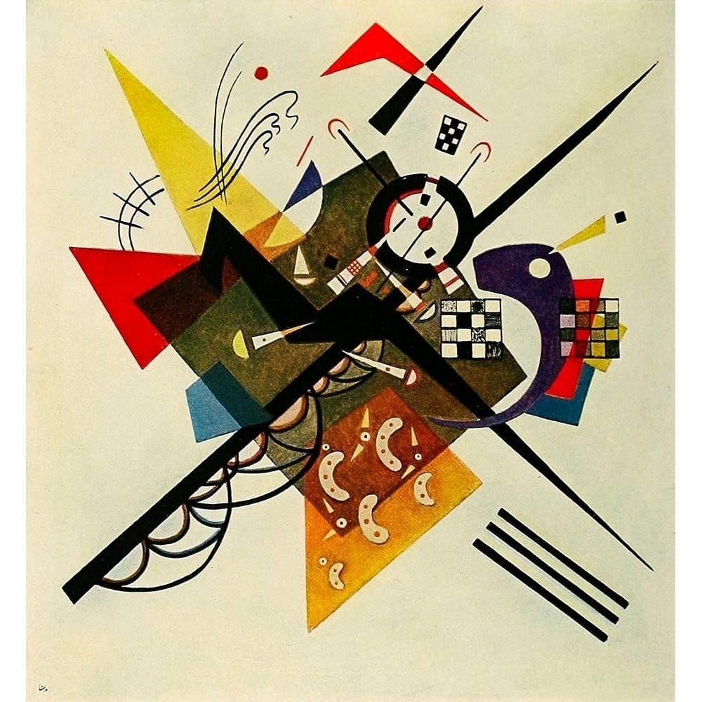 On White-no.253 1923 by Wassily Kandinsky-VARPDX63672 Image 1