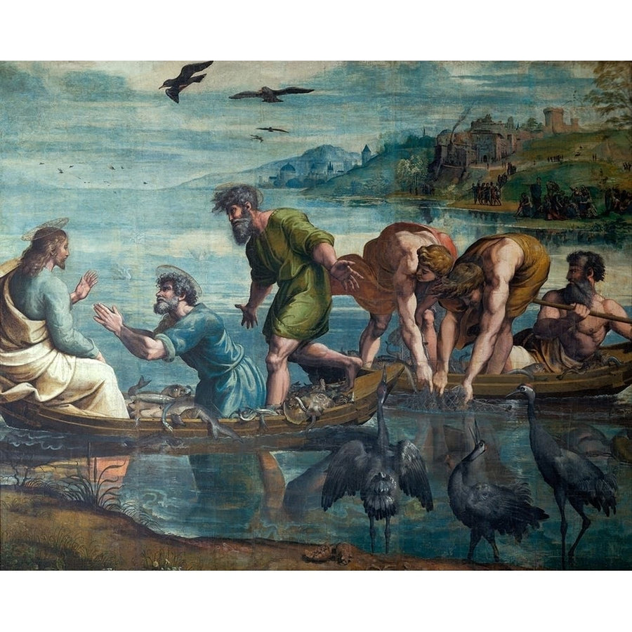 The Miraculous Draft of Fishes Poster Print - Raphael-VARPDX63935 Image 1