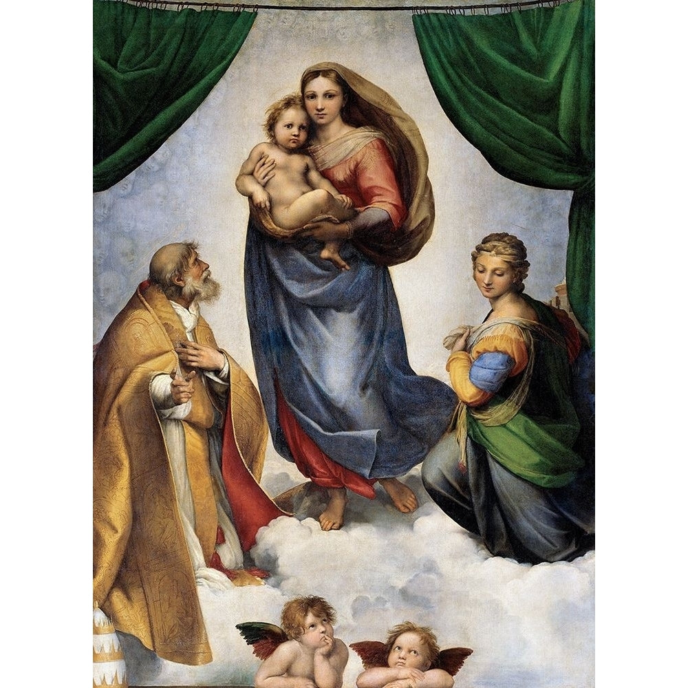 The Sistine Madonna Poster Print - Raphael-VARPDX63944 Image 1