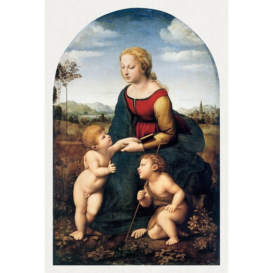 The Virgin and Child with Saint John the Baptist Poster Print - Raphael-VARPDX63962 Image 1