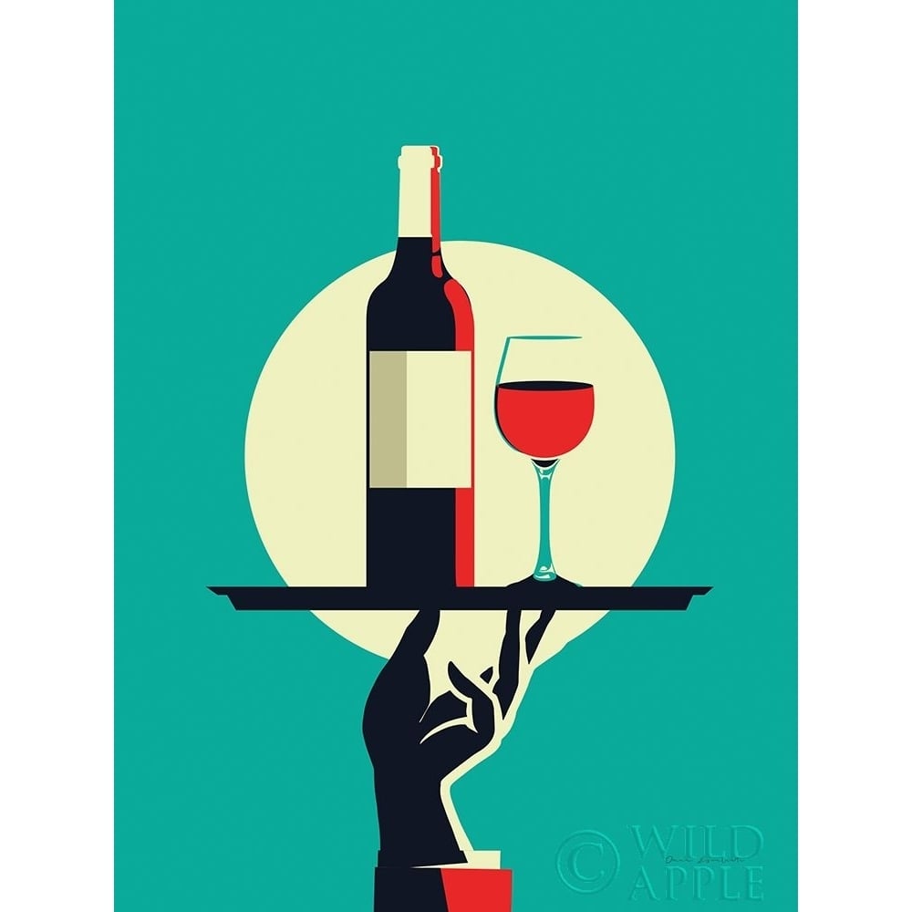 Red Wine Poster Print by Omar Escalante-VARPDX63993 Image 1