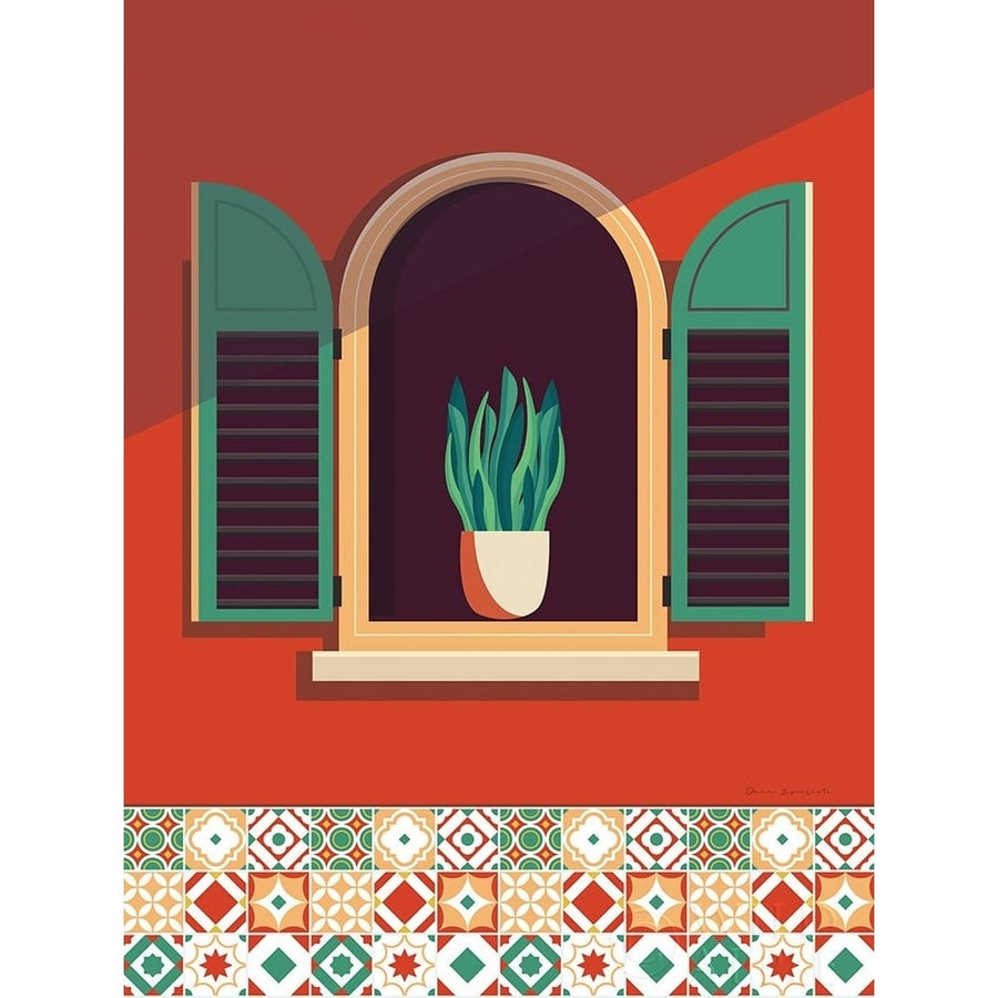 Window Lisboa Poster Print by Omar Escalante-VARPDX63995 Image 1