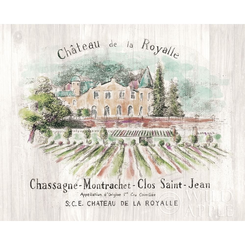 Chateau Royalle on Wood Color Poster Print by Danhui Nai-VARPDX64066 Image 1