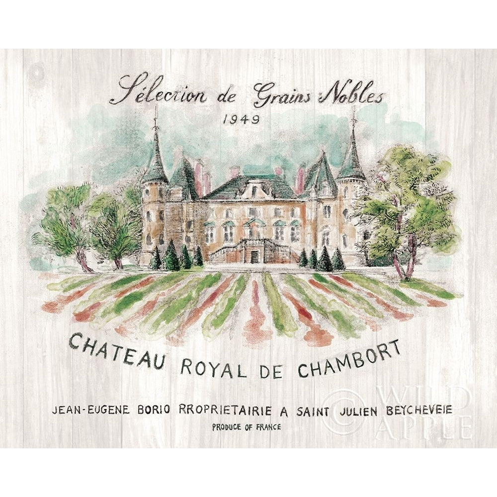 Chateau Chambort on Wood Color Poster Print by Danhui Nai-VARPDX64067 Image 1