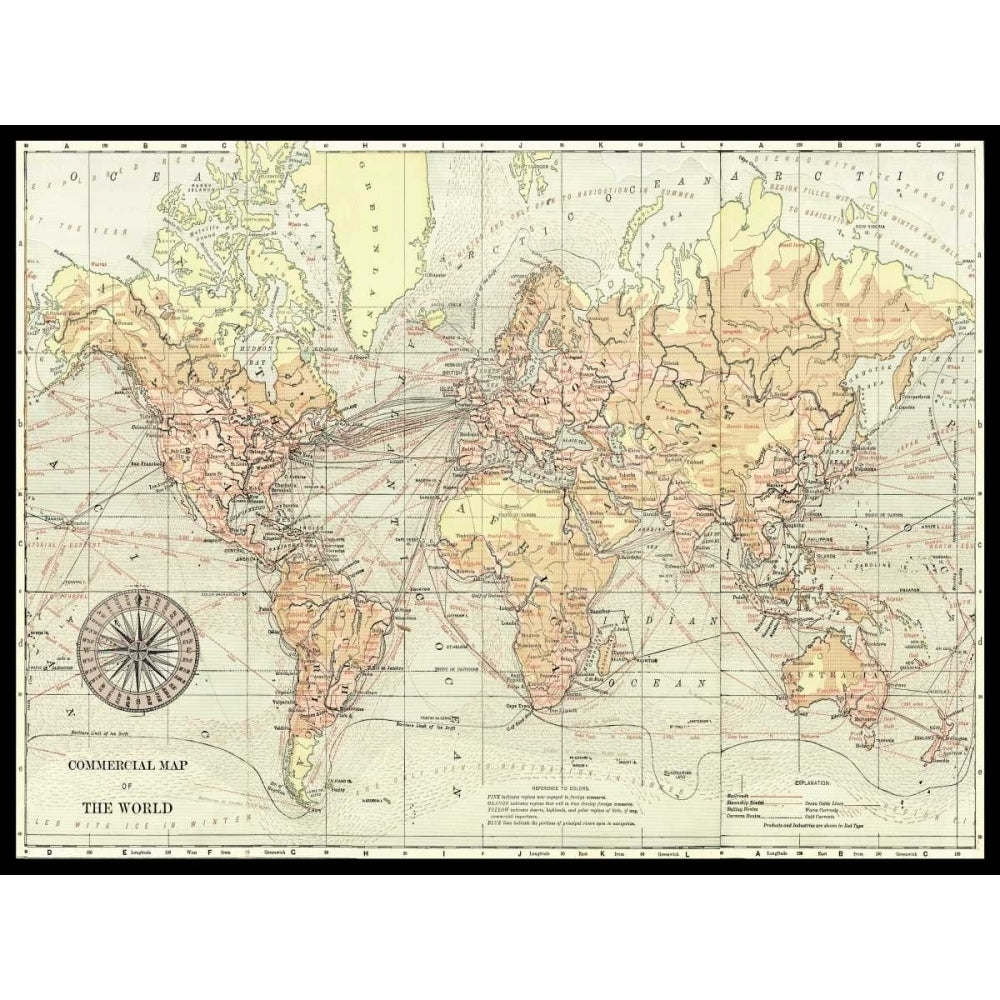 World Map II Poster Print - Studio Vision-VARPDX64088P Image 1