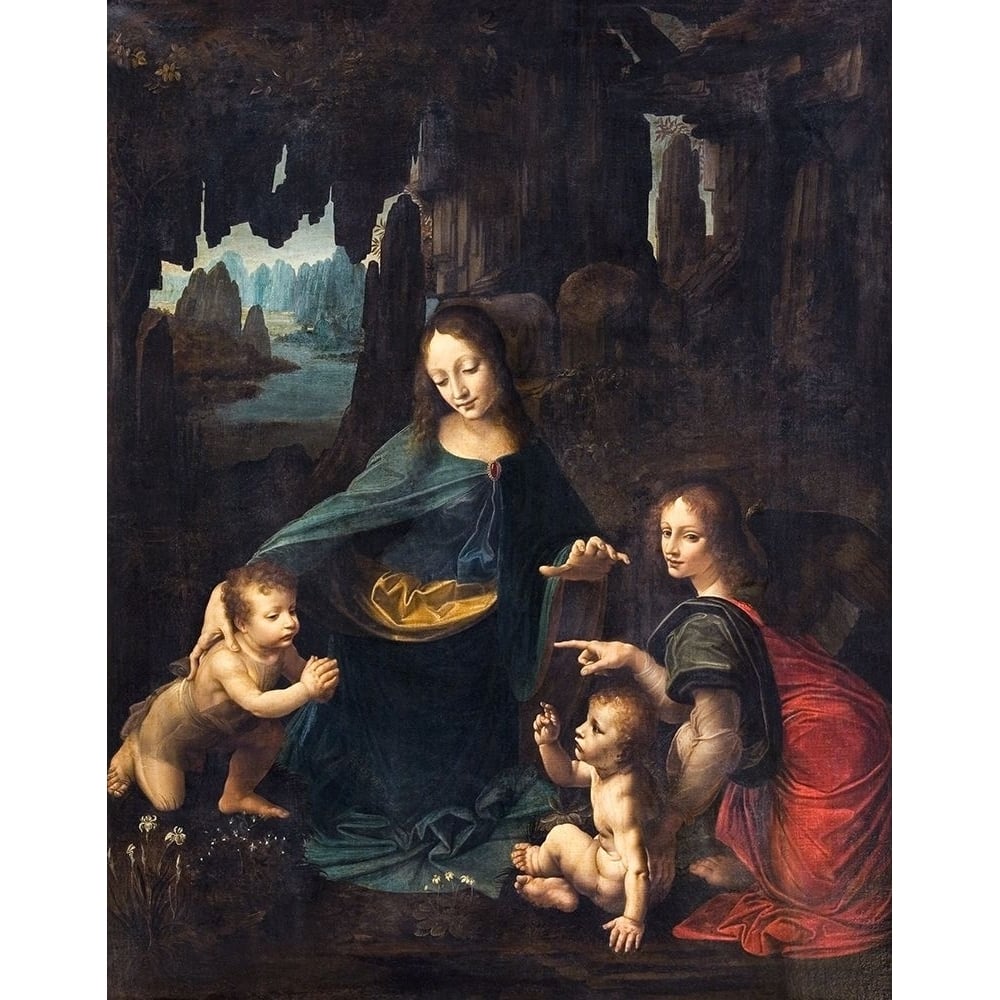 The Virgin of the Rocks Poster Print - Leonardo da Vinci-VARPDX64146 Image 1