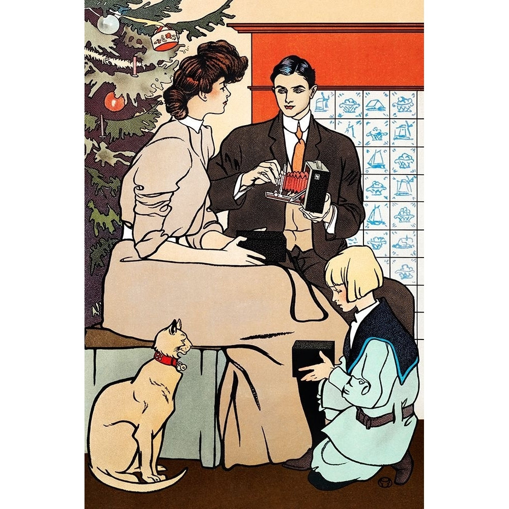 Vintage Christmas Poster by Edward Penfield-VARPDX64157 Image 1