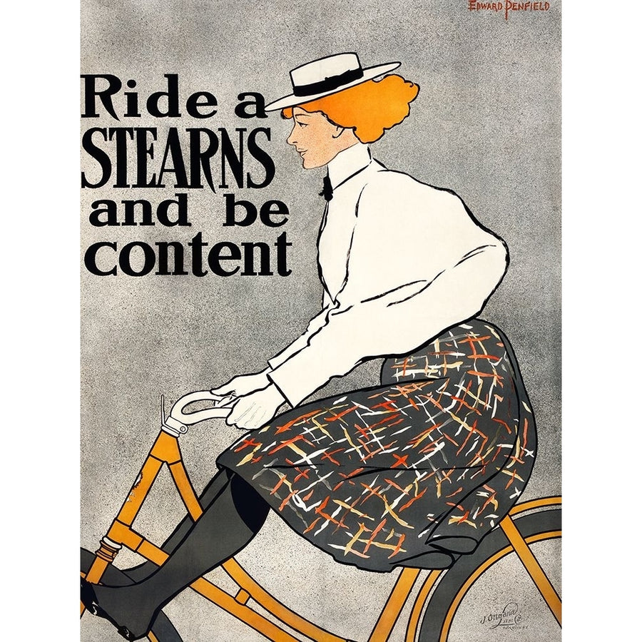 Ride a Stearns and be content by Edward Penfield-VARPDX64154 Image 1