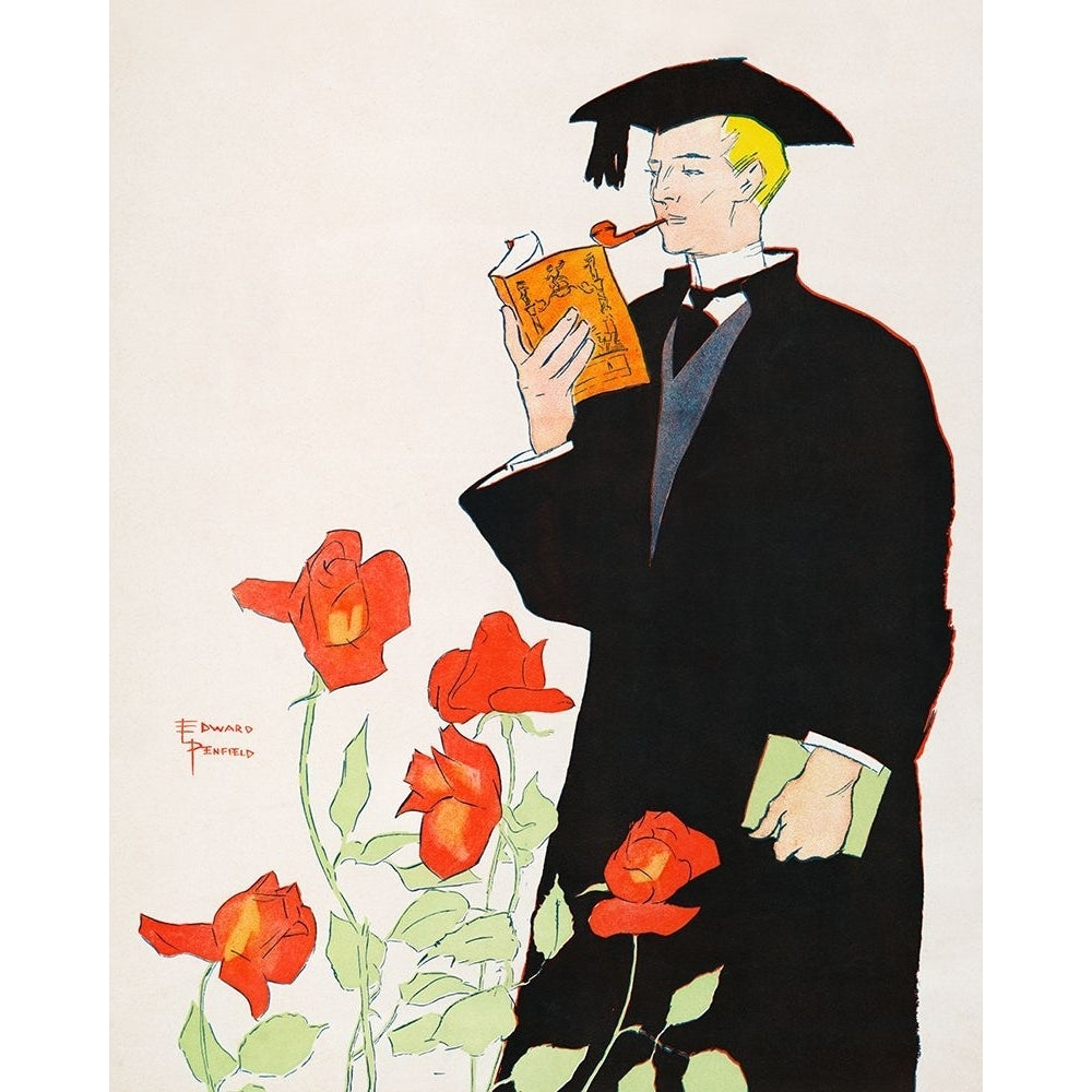 Man in academic dress by Edward Penfield-VARPDX64159 Image 1