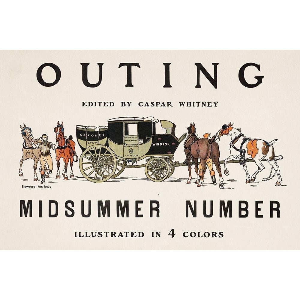 Outing Edited by Caspar Whitney by Edward Penfield-VARPDX64158 Image 1