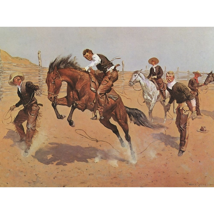 Turn Him Loose by Frederic Remington-VARPDX64310 Image 1