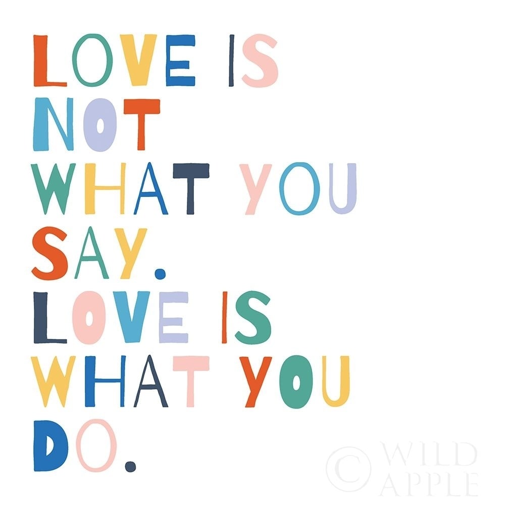 Rainbow Words I Poster Print by Moira Hershey-VARPDX64357 Image 1