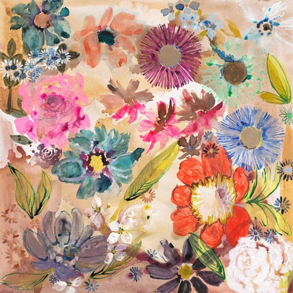 Jumble and Blooms Poster Print by Colleen Sandland-VARPDX643SAN1028 Image 2