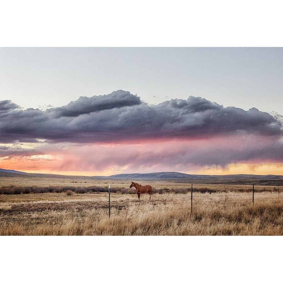 Sunset at Big Creek Cattle Ranch near Riverside in Carbon County-Wyoming by Carol Highsmith-VARPDX64470 Image 1