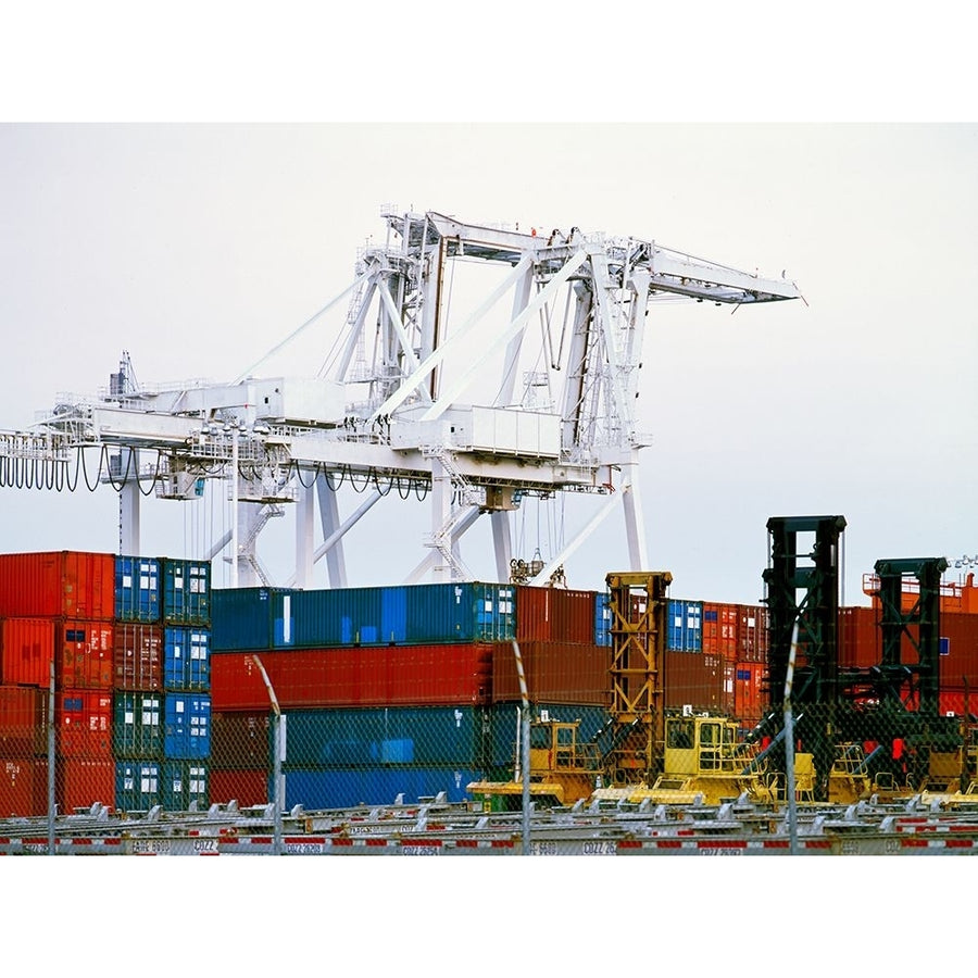 Container facility at Oakland Harbor-California by Carol Highsmith-VARPDX64578 Image 1