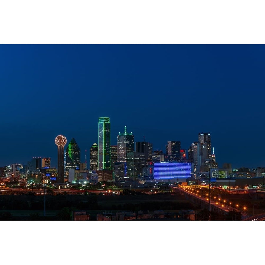 Dusk View of the Dallas-Texas Skyline by Carol Highsmith-VARPDX64575 Image 1