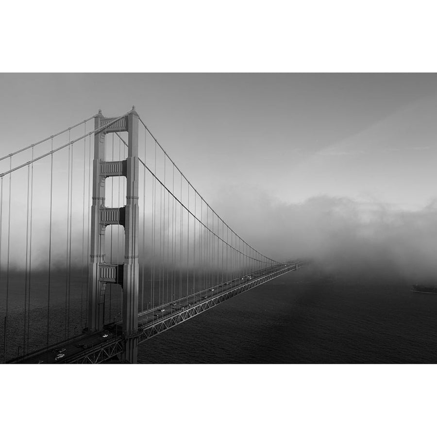 Fog rolls across the Golden Gate Bridge in San Francisco Poster Print - Carol Highsmith-VARPDX64757 Image 1