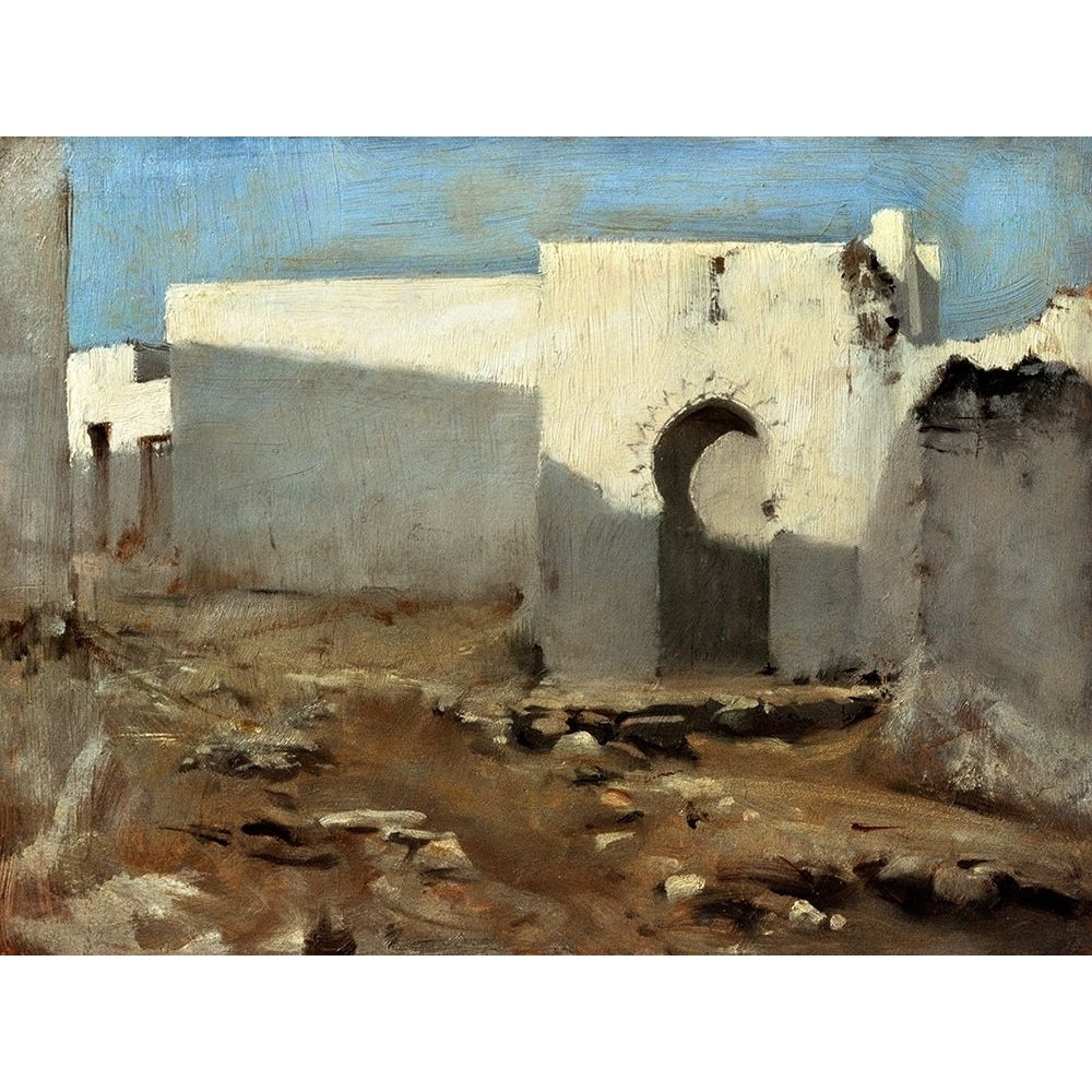 Moorish Buildings in Sunlight Poster Print - John Singer Sargent-VARPDX64902 Image 1