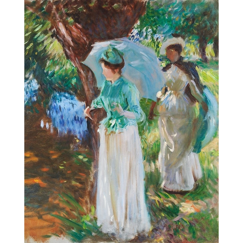 Two Girls with Parasols Poster Print - John Singer Sargent-VARPDX64905 Image 1