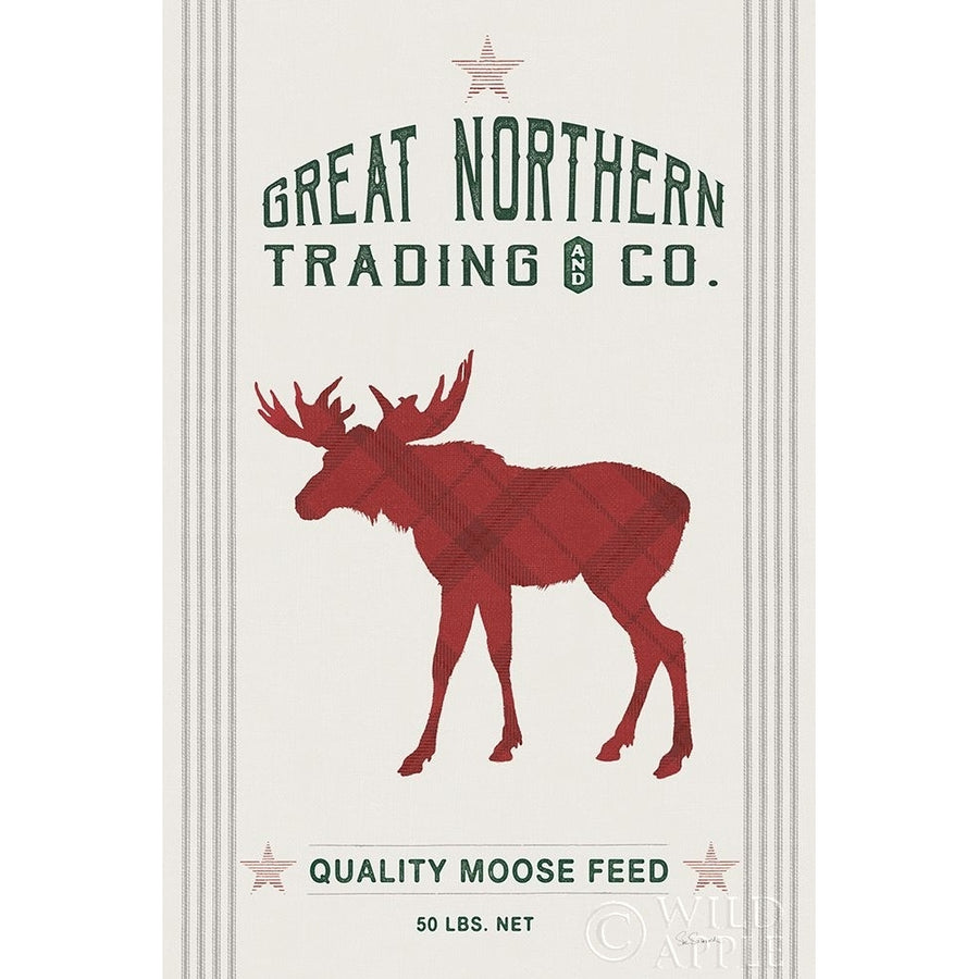 Northern Trading Moose Feed v2 Poster Print by Sue Schlabach-VARPDX65049 Image 1