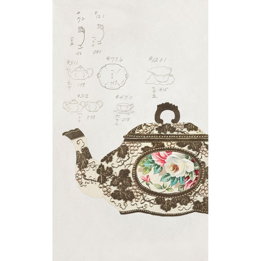 Design for a Noritake Teapot II Poster Print - Noritake Designs-VARPDX65097 Image 1