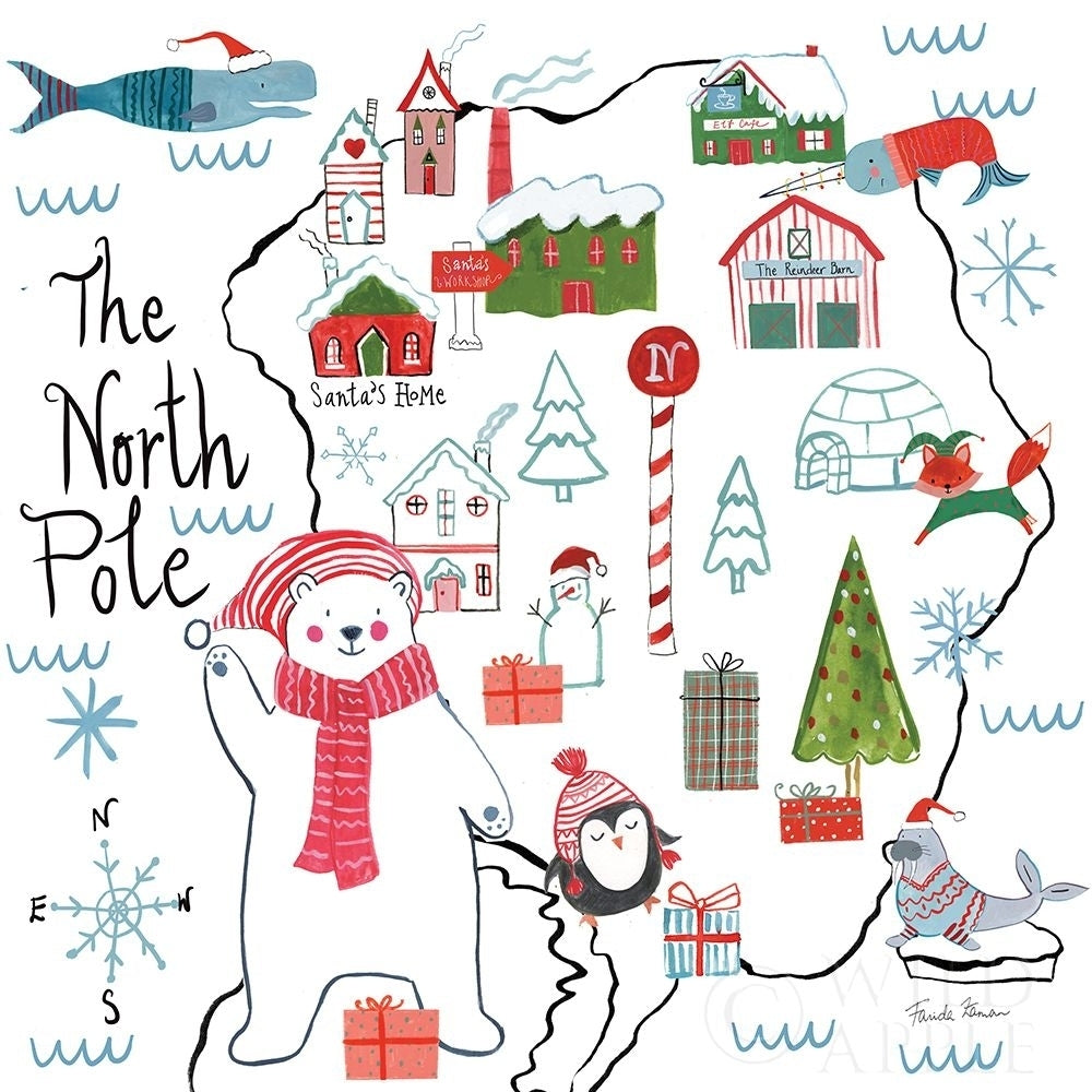 North Pole Pals I Poster Print by Farida Zaman-VARPDX65611 Image 1