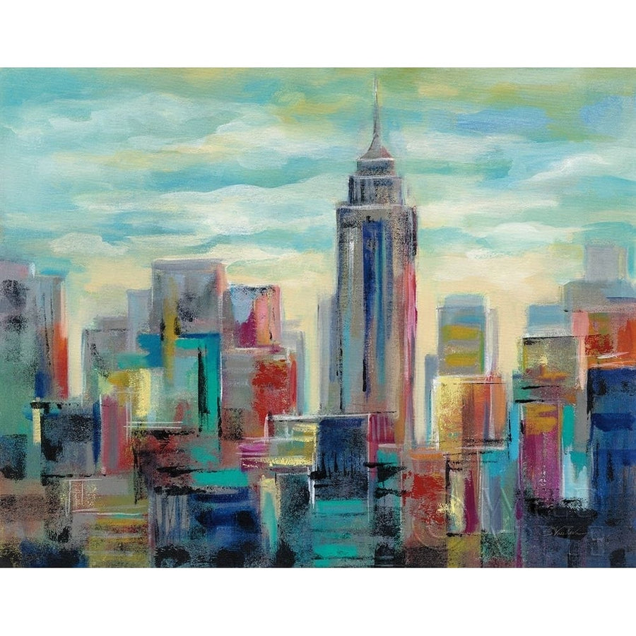 Colorful Day in Manhattan Poster Print by Silvia Vassileva-VARPDX65670 Image 1