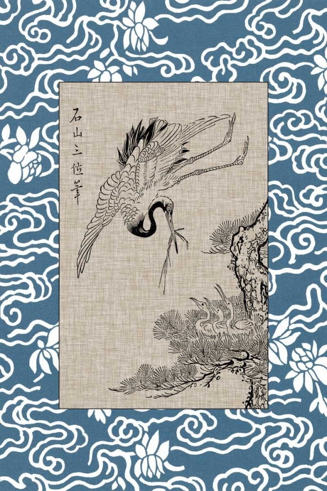 Asian Crane Panel I Poster Print - Studio Vision-VARPDX66030Z Image 1