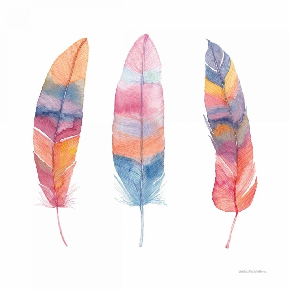 Boho Feathers I by Kathleen Parr McKenna-VARPDX66040 Image 1