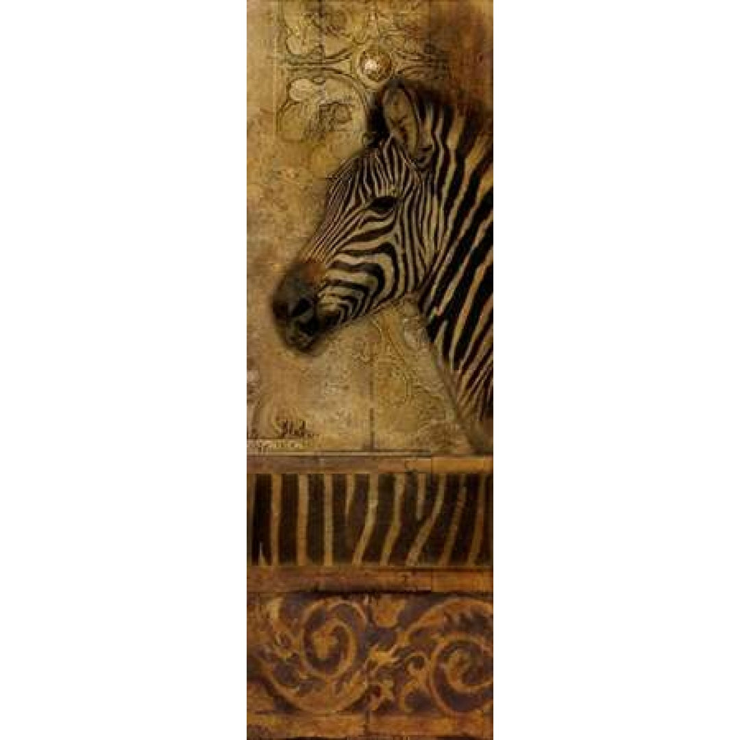 Elegant Safari Panel I-ZEBRA Poster Print by Patricia Pinto-VARPDX6634A Image 1