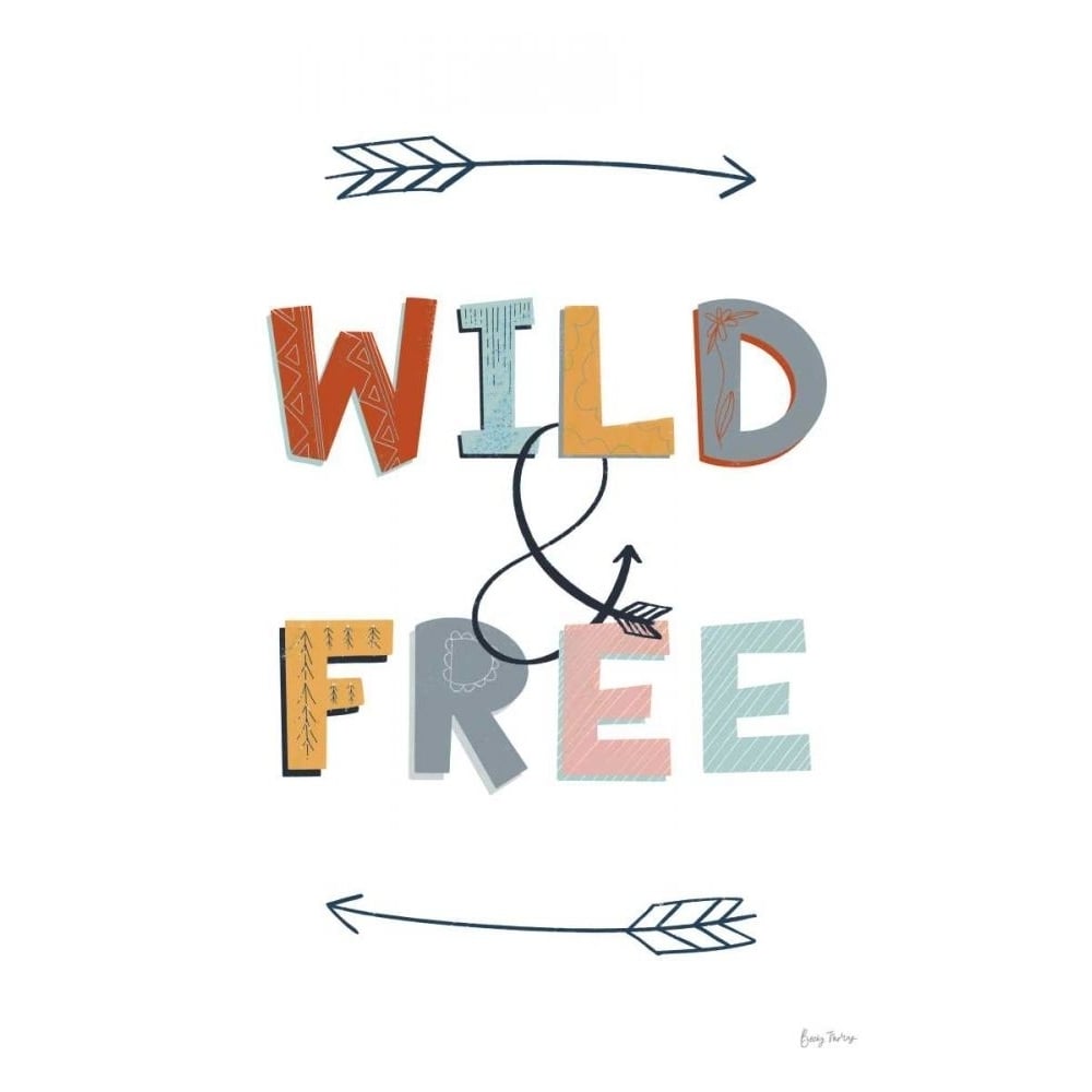 Wild and Free Pastel by Becky Thorns-VARPDX66561 Image 1