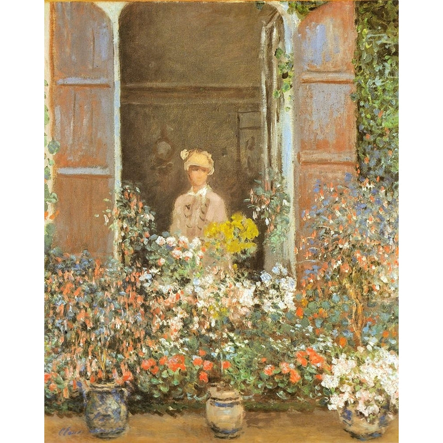 Camille at window-Argenteuil 1873 Poster Print - Claude Monet-VARPDX66982 Image 1