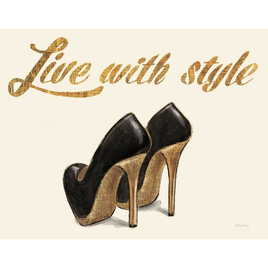 Shoe Festish Live with Style Clean by Emily Adams-VARPDX67033 Image 1