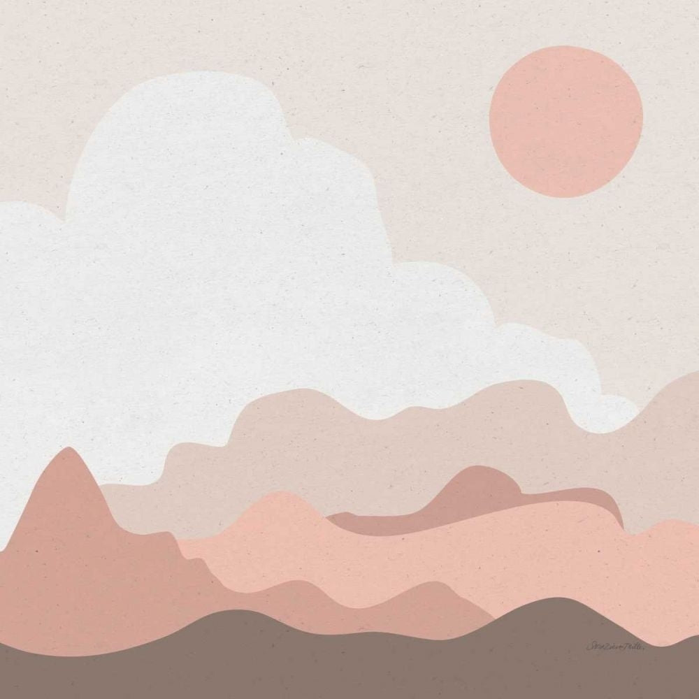 Mountainous I Pink by Sara Zieve Miller-VARPDX67070 Image 1