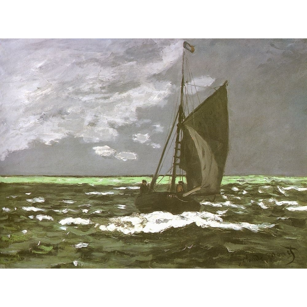 Seascape-storm 1866 Poster Print - Claude Monet-VARPDX67092 Image 1