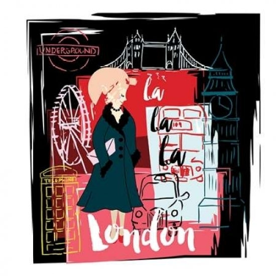 La La London Poster Print by Esther Bley Designs-VARPDX670EST1013 Image 1