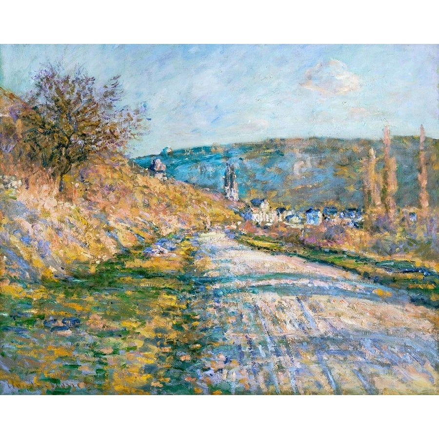 The Road to Vetheuil 1879 Poster Print - Claude Monet-VARPDX67200 Image 1