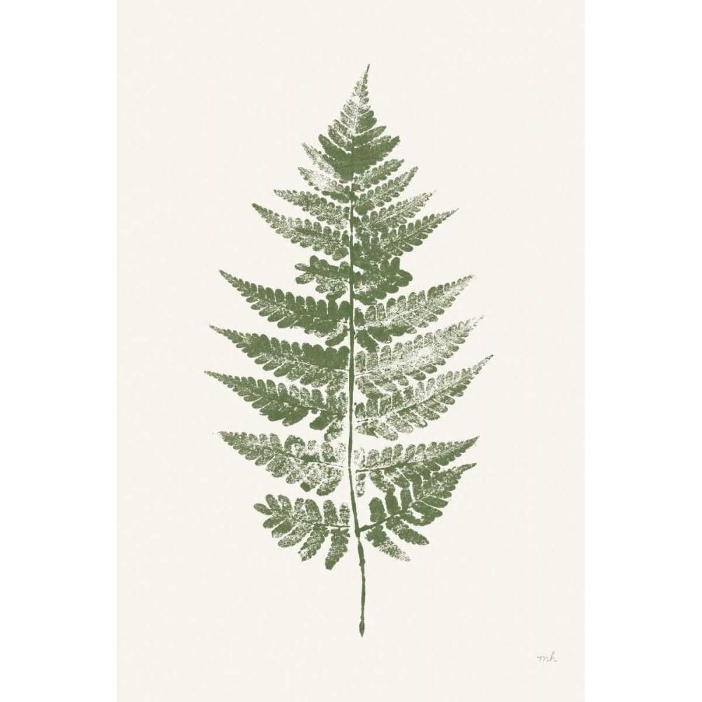 Fern Print I White Crop by Moira Hershey-VARPDX67461 Image 1