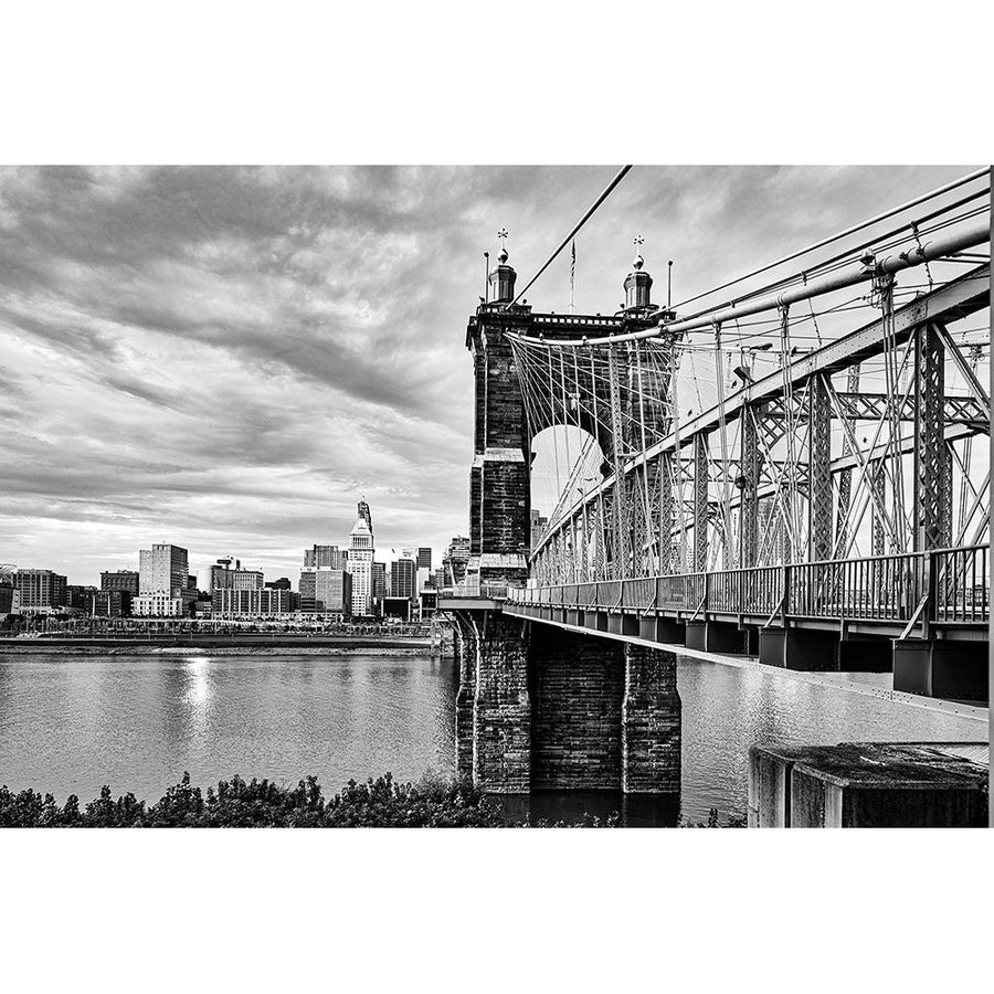 Suspension Bridge in Covington-Kentucky Poster Print - Carol Highsmith-VARPDX67783 Image 1