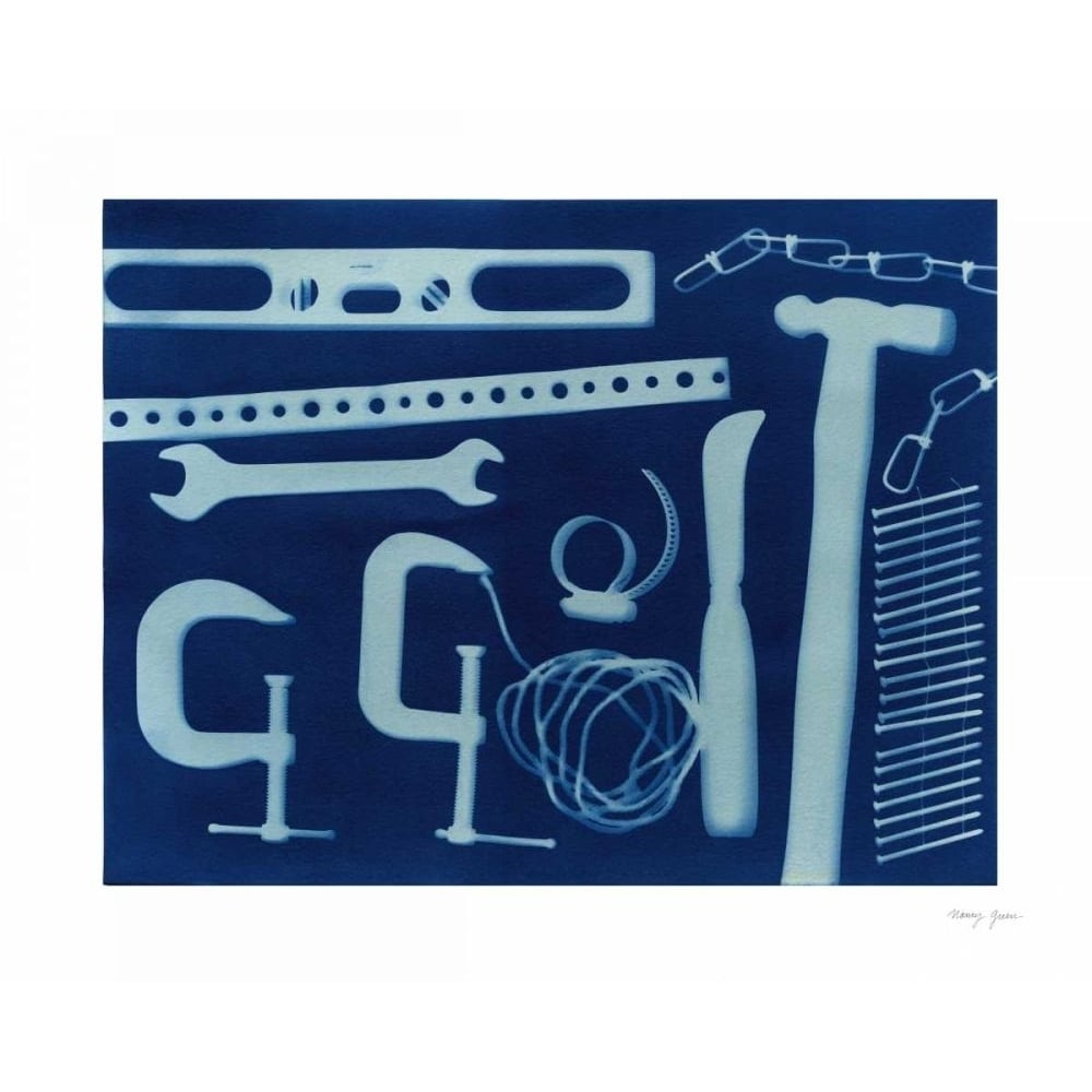 Cyanotype Tools XVII by Nancy Green-VARPDX67854 Image 1