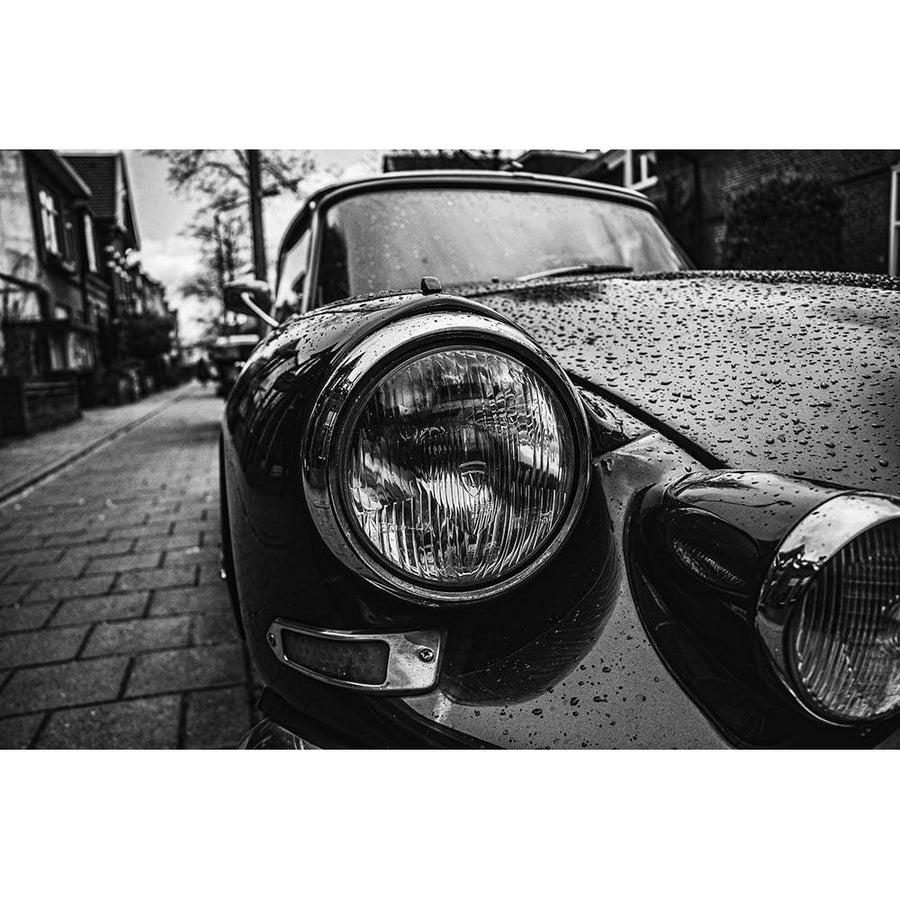 Vintage Headlight in Rain Poster Print - Vintage Photo Archive-VARPDX67950 Image 1